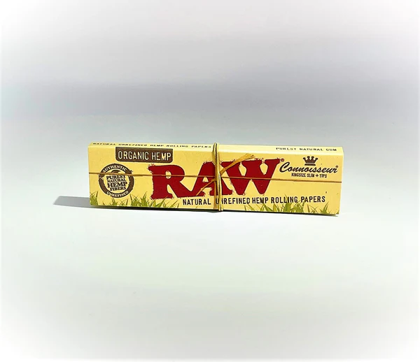 RAW Organic Hemp Rolling Papers-With Roach Booklet